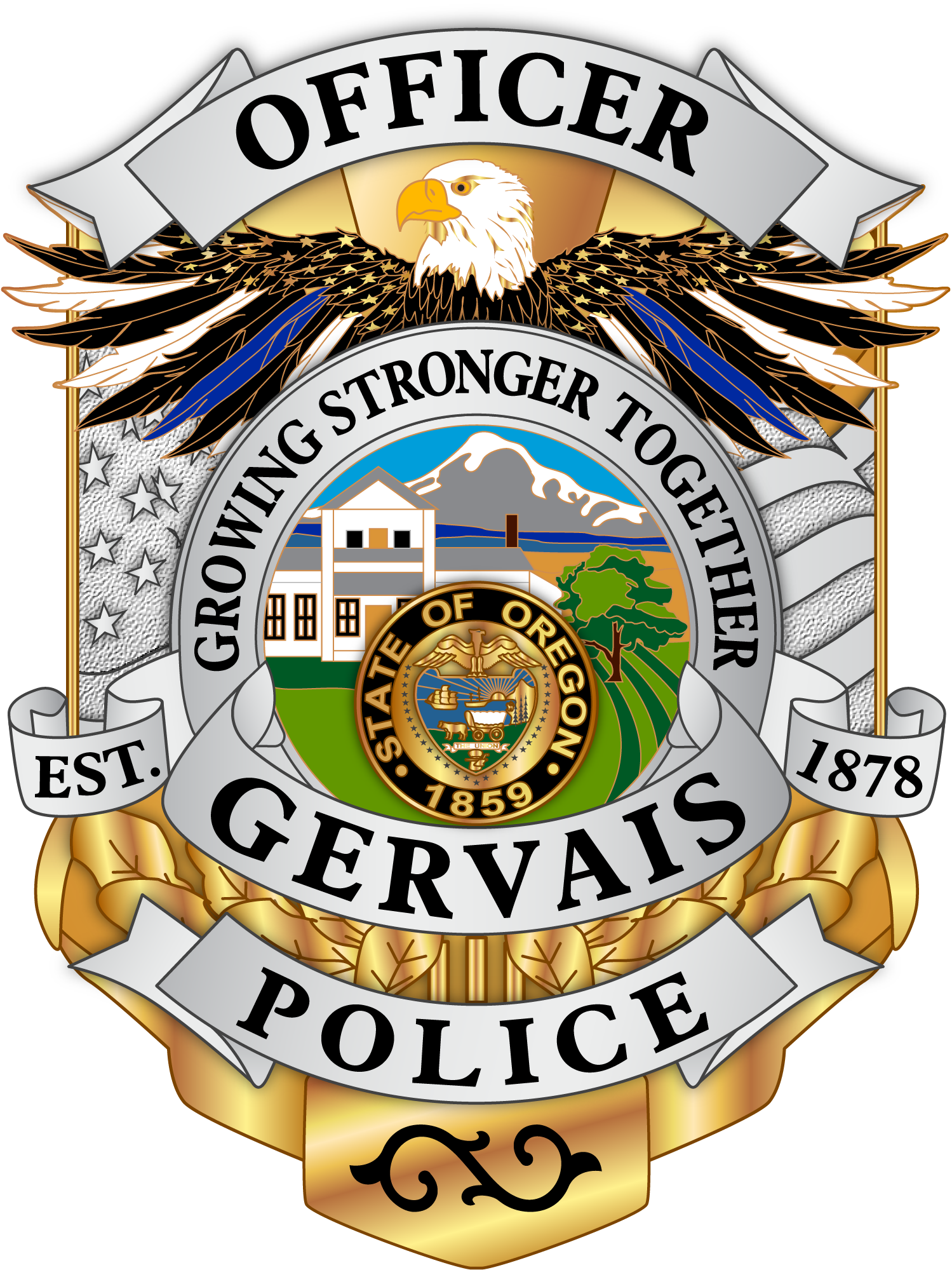 Gervais Police Department logo